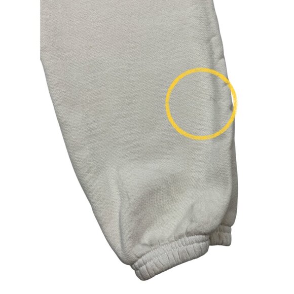 Les Tien Made For Her Jogger Classic Sweatpant M Ivory Relaxed - Picture 7 of 13